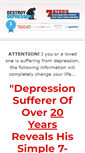 Mobile Screenshot of destroydepression.com